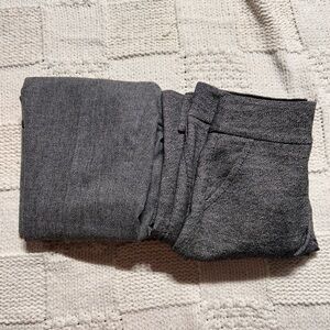 Banana Republic & Trina Turk - Set of 2 Women’s Dress Pants - Gray Herringbone